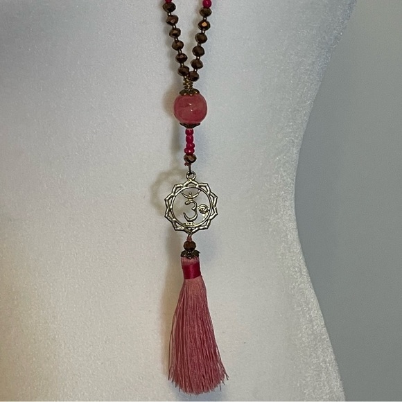 Om Necklace 32” Length - Picture 7 of 8